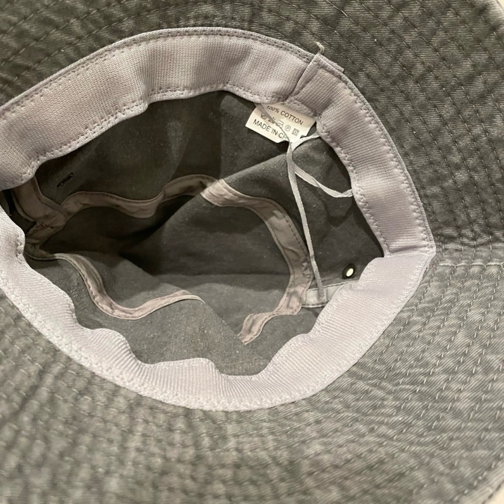 Bundle of 3 Bucket Hats – Petals and Peacocks + Solid Gray - Picture 8 of 8